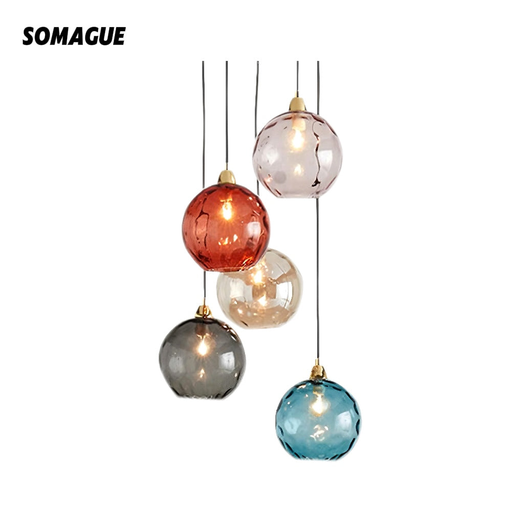 Halo Pendant Light Water Ripple Living Room Dining Room Glass