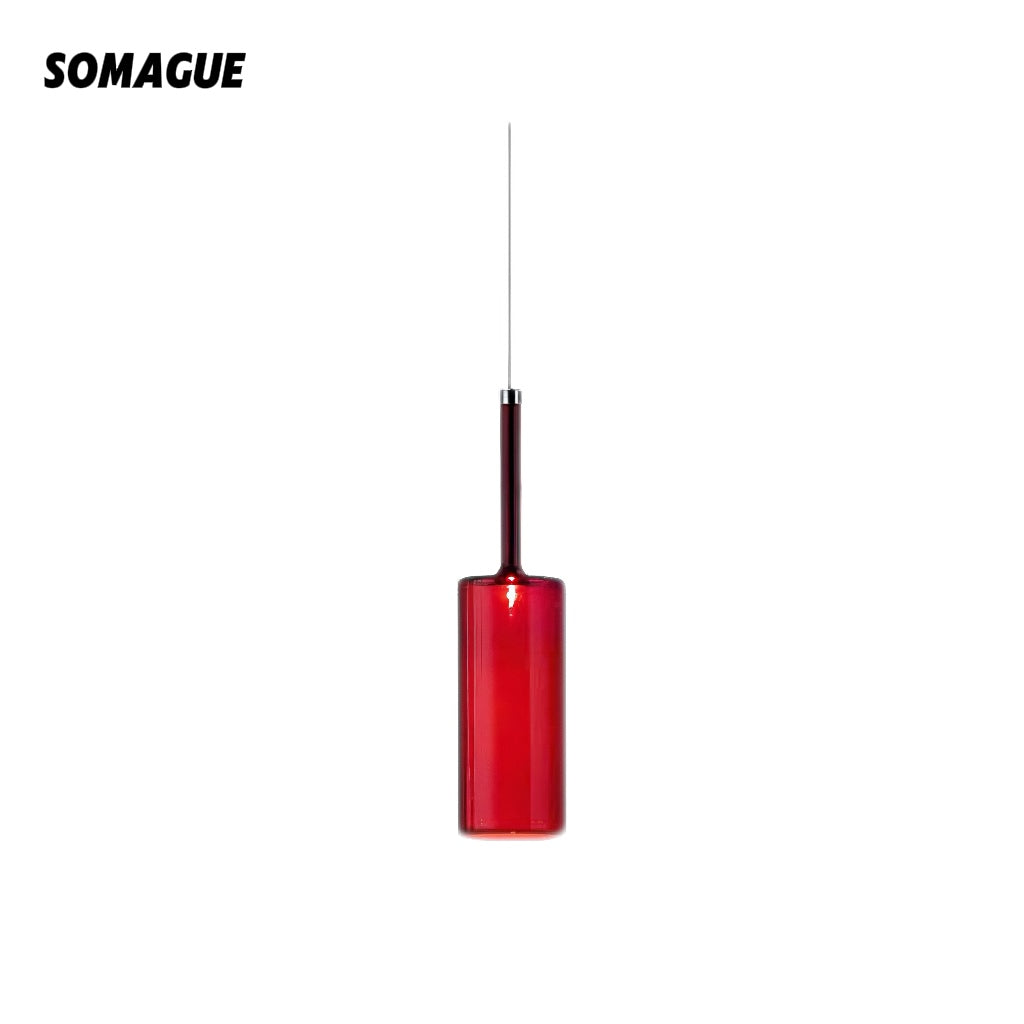 Halo Pendant Light LED Glass Modern Minimalist Living Room Office