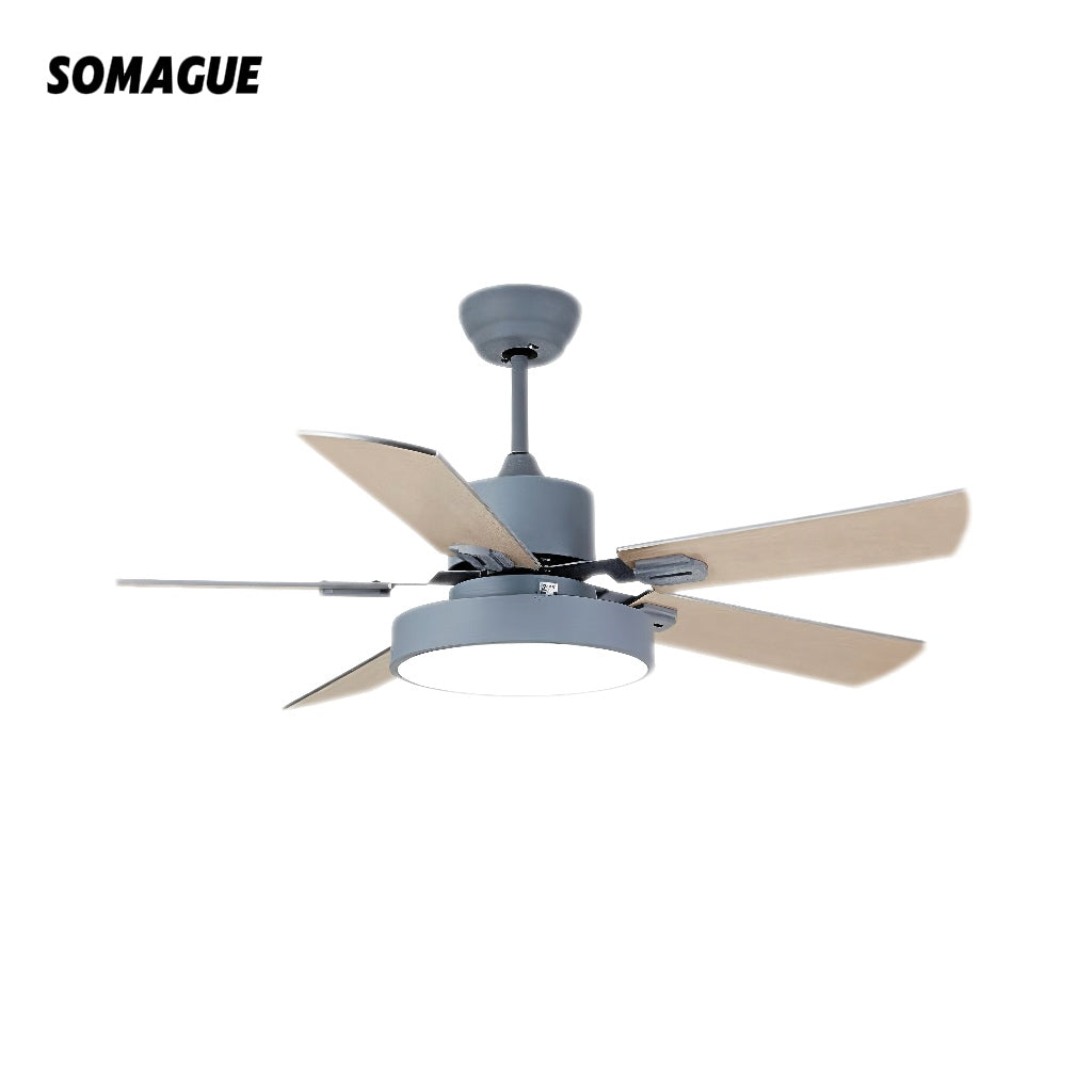 Haven Ceiling Fan With Light 5 Blades with Light Living Room Bedroom