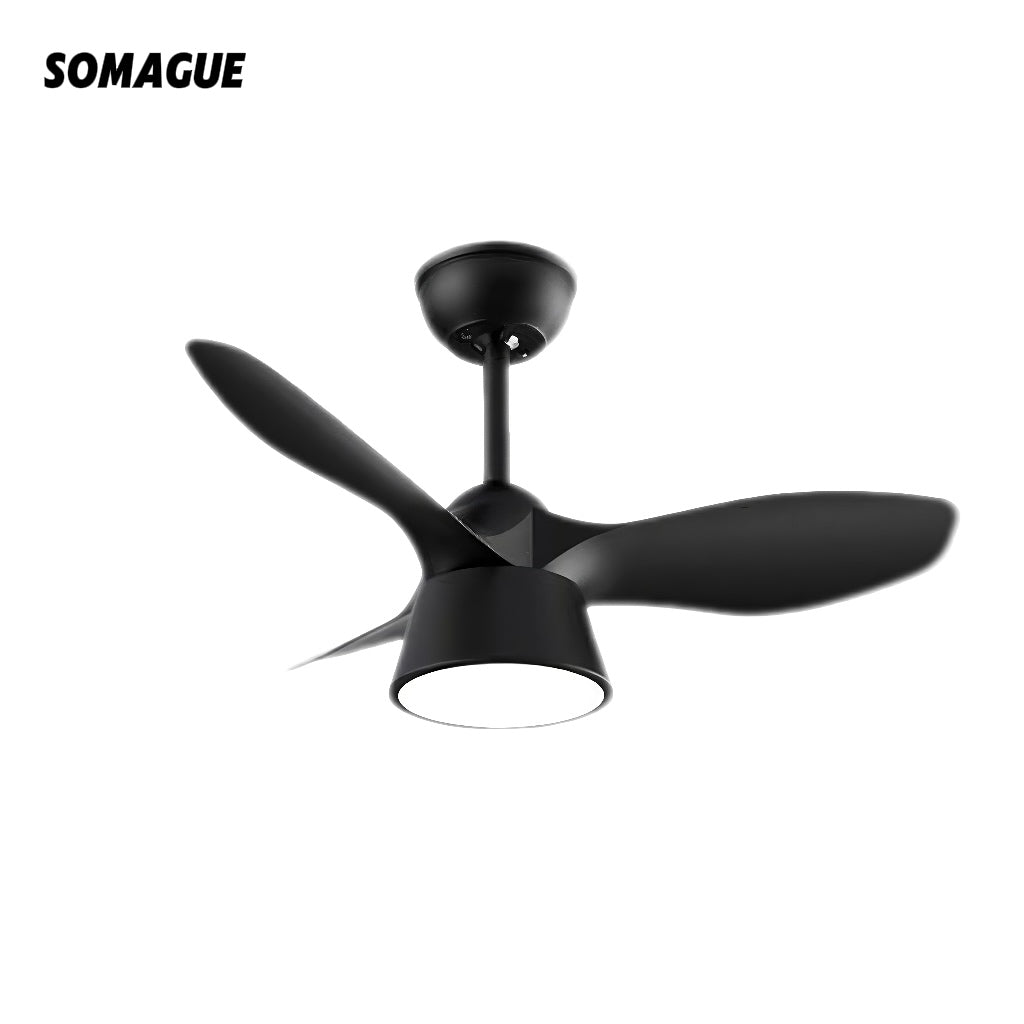 Haven Ceiling Fan With Light Modern Metal Acrylic Living Room