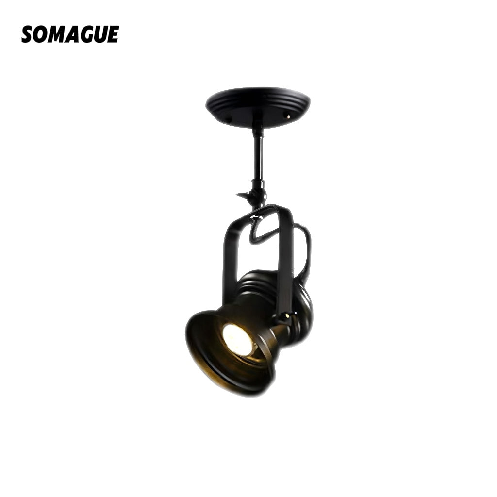 Mode Pendant Light Swivelling Semi-Inground Mount Industrial Style