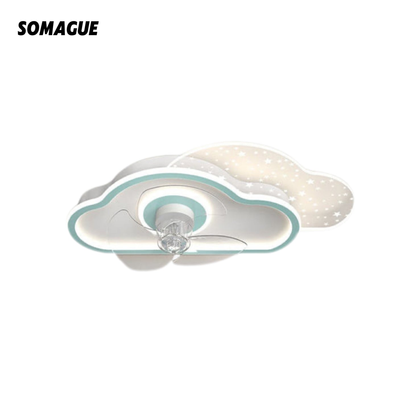 Yono Ceiling Fan With Light Modern 6 Style Living Room Bedroom