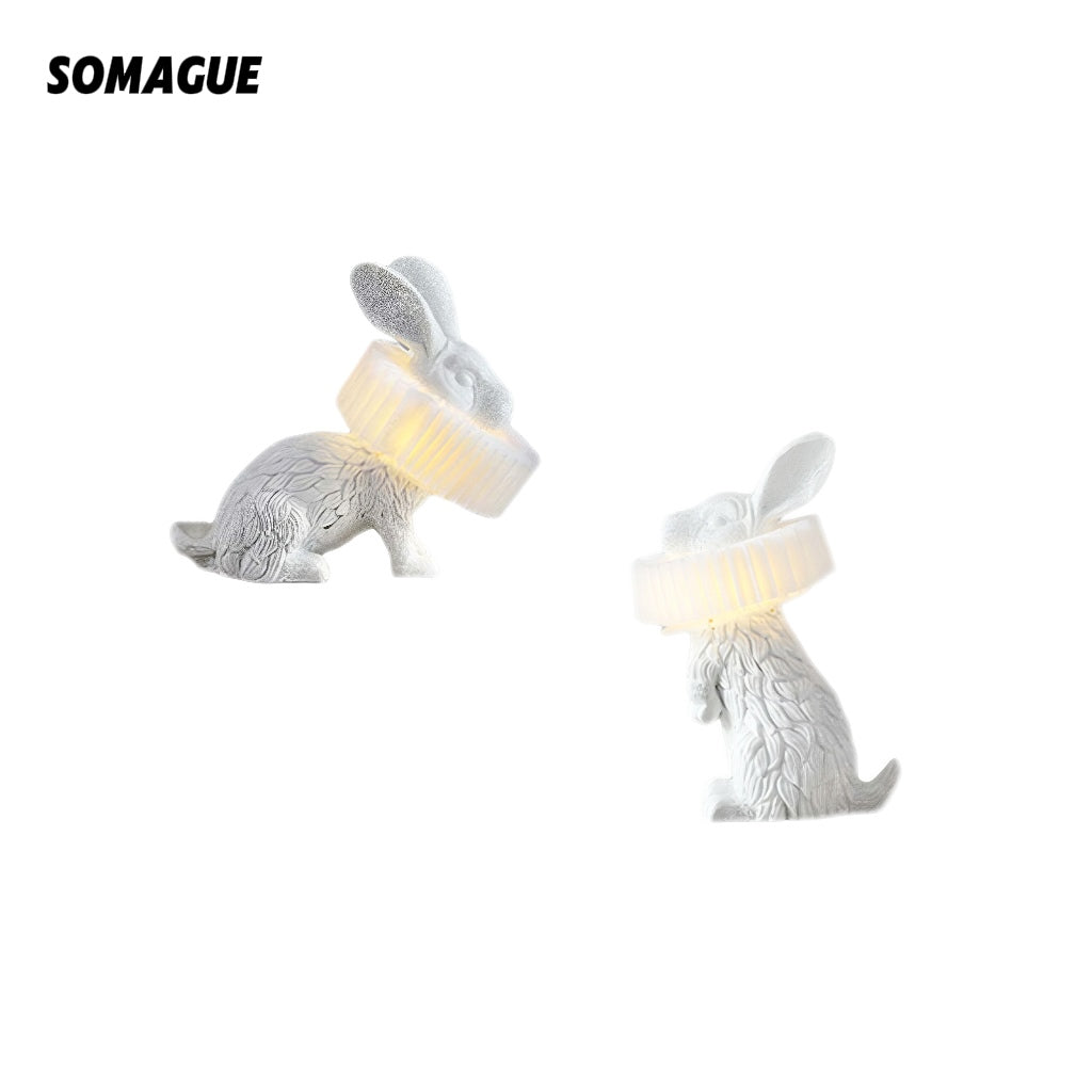 Yono Table Lamp Decorative Modern Resin Rabbit Bedroom