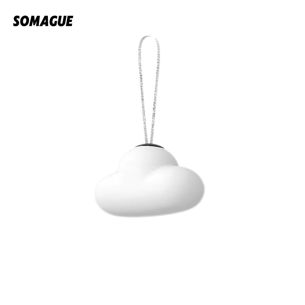 Yono Pendant Light Modern Cloud Milky Metal Acrylic Garden