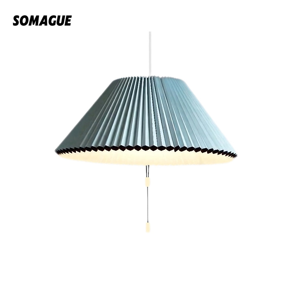Yono Pendant Light Modern Adjustable Metal Pleats Living Room