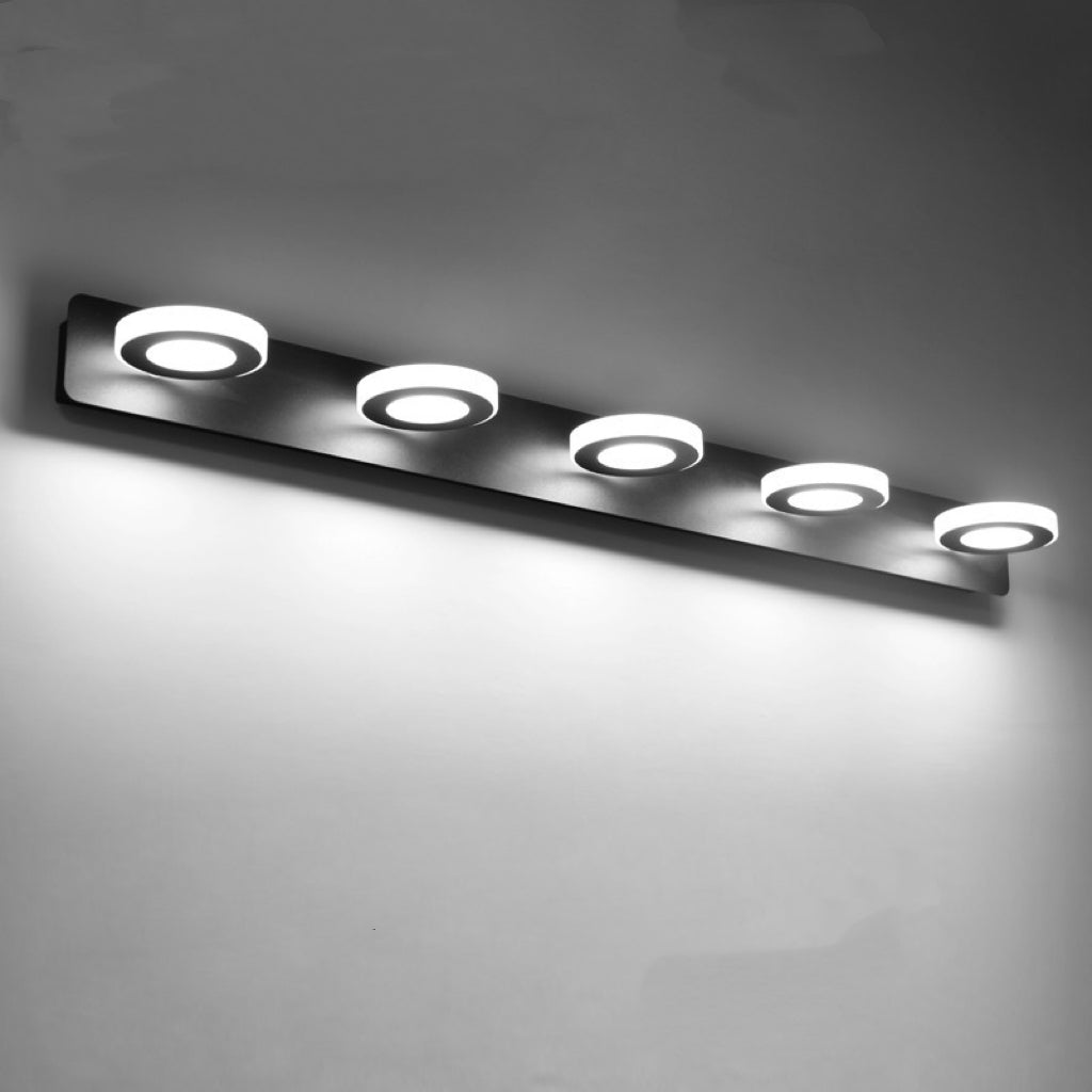 Elys Wall Lamp Modern 2 Shape Round Square Acrylic Bathroom