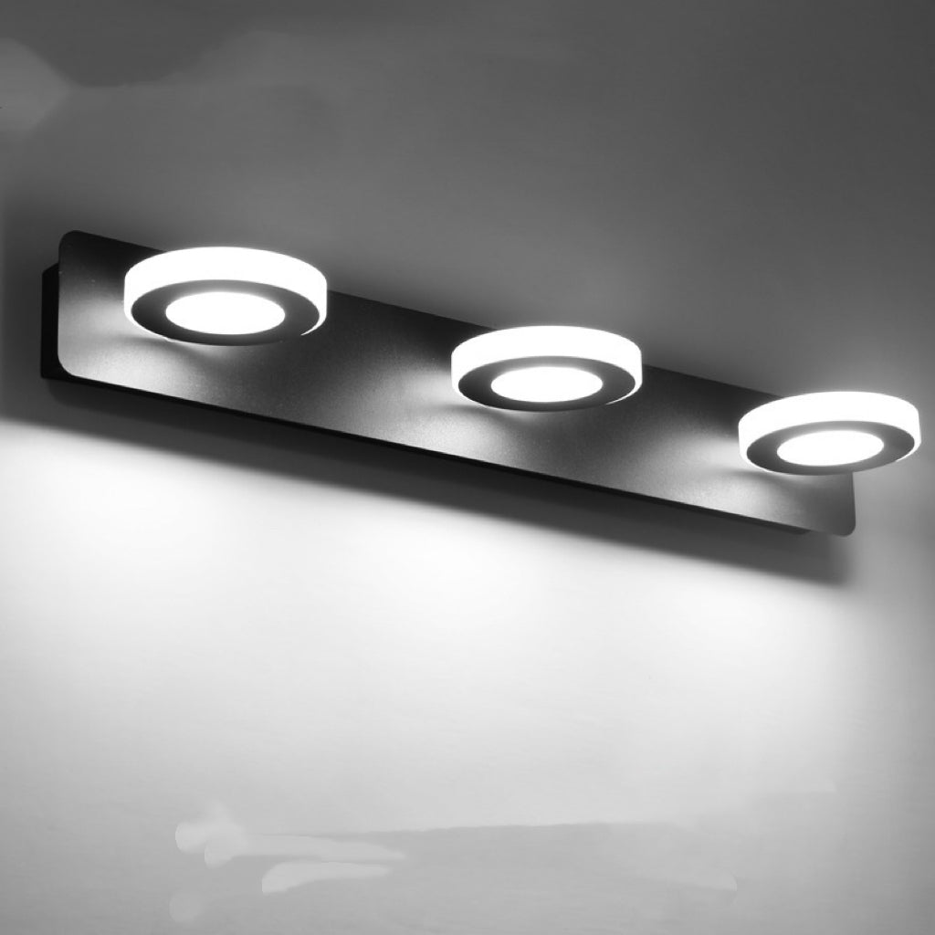 Elys Wall Lamp Modern 2 Shape Round Square Acrylic Bathroom