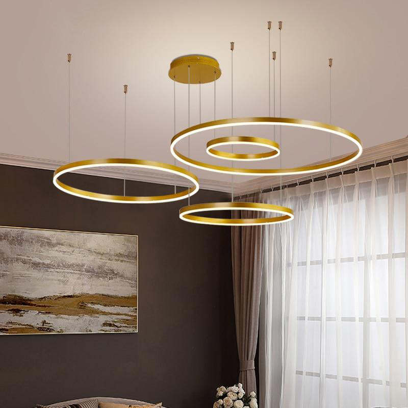 Nexa Lámpara Colgante Moderno Tir-Circle Metal Salón Sala