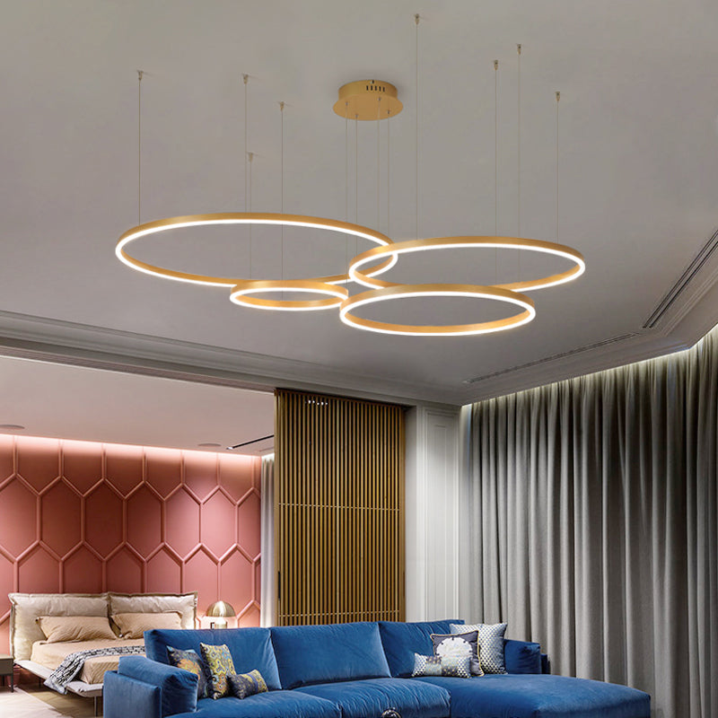 Nexa Lámpara Colgante Moderno Tir-Circle Metal Salón Sala