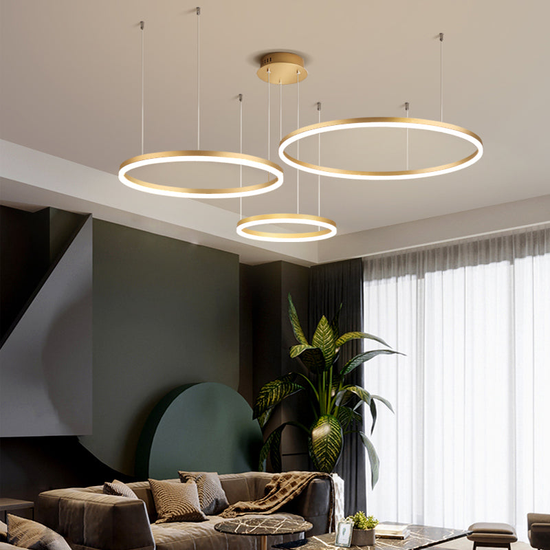 Nexa Lámpara Colgante Moderno Tir-Circle Metal Salón Sala