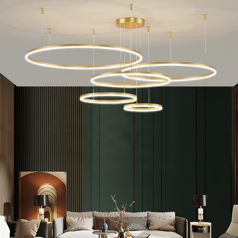 Nexa Lámpara Colgante Moderno Tir-Circle Metal Salón Sala