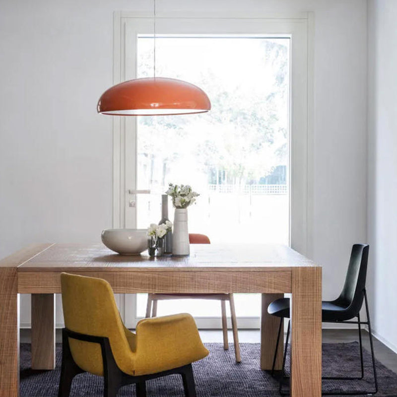 Halo Pendant Light Elegant Modern Artistic Metal Acrylic Dining Room