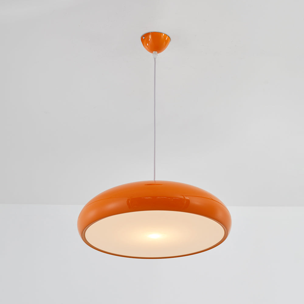 Halo Pendant Light Elegant Modern Artistic Metal Acrylic Dining Room