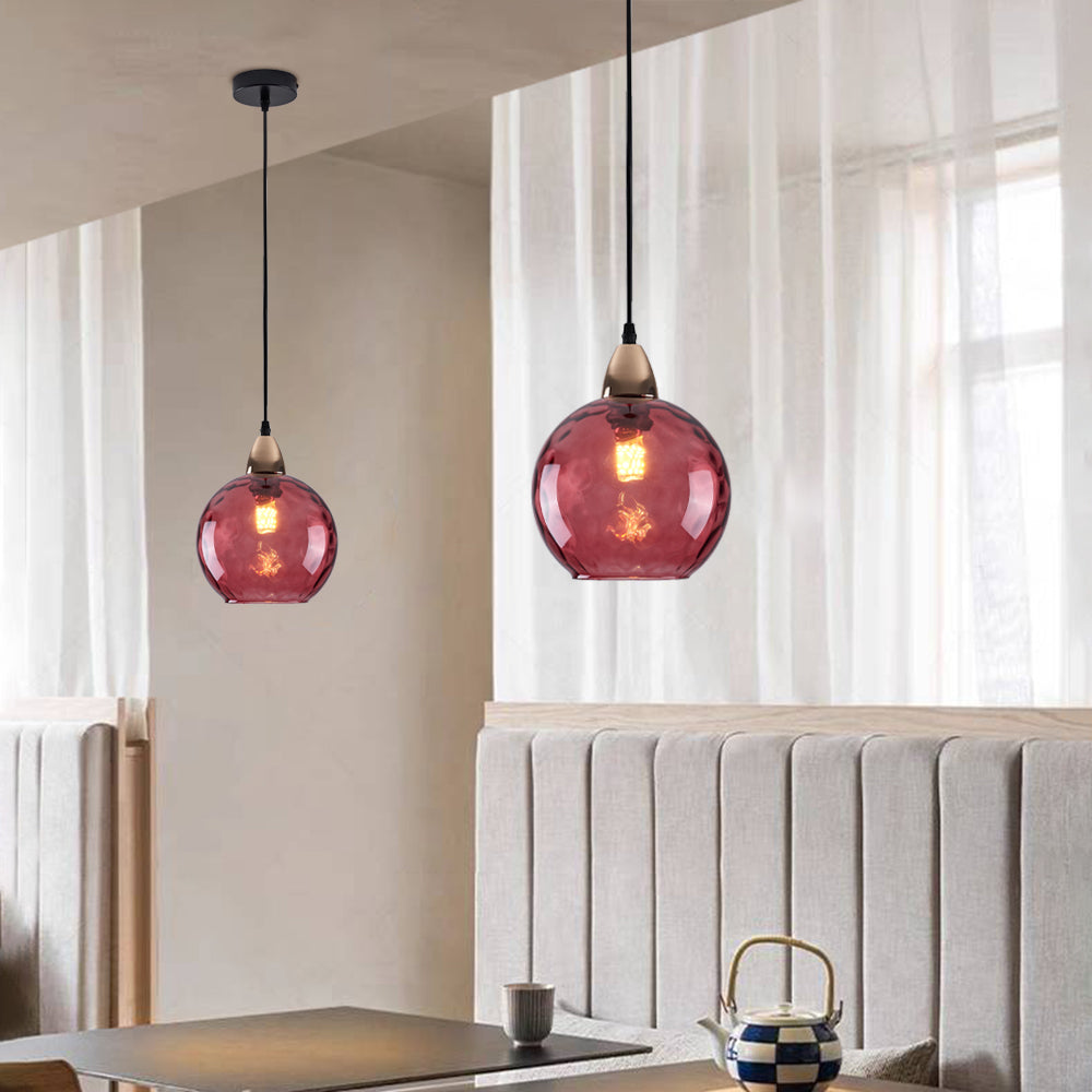 Halo Pendant Light Water Ripple Living Room Dining Room Glass