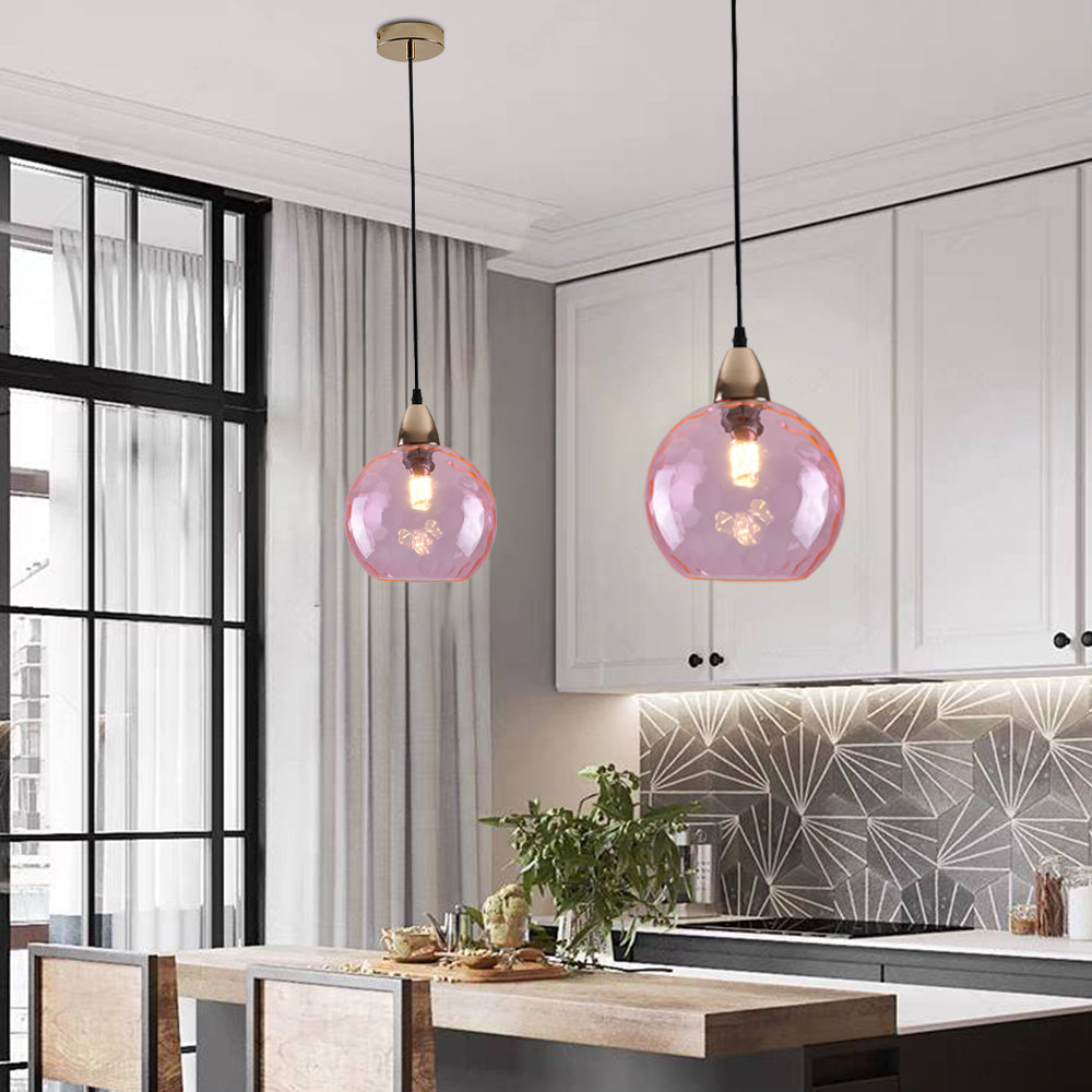 Halo Pendant Light Water Ripple Living Room Dining Room Glass