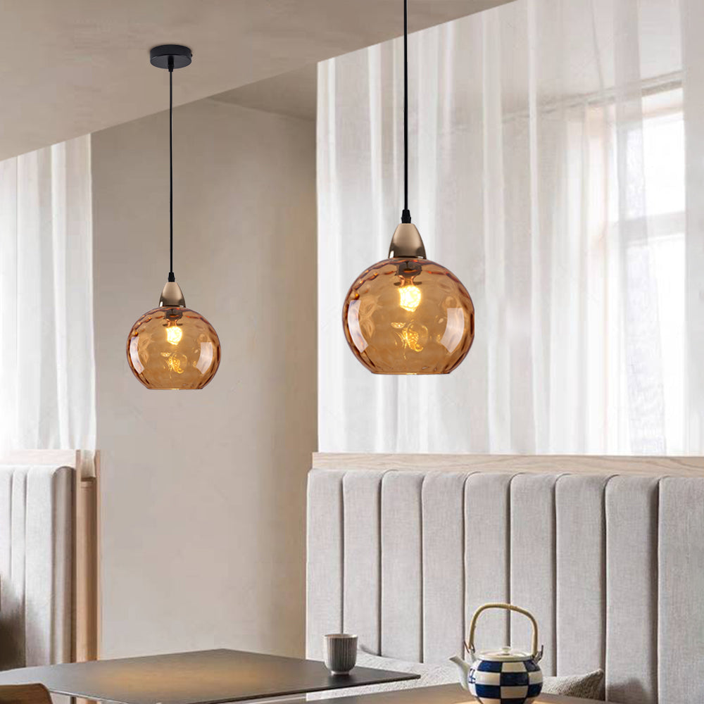 Halo Pendant Light Water Ripple Living Room Dining Room Glass