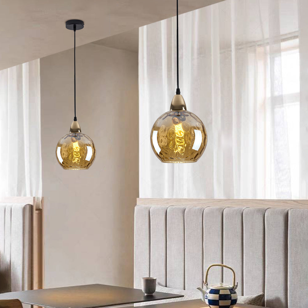 Halo Pendant Light Water Ripple Living Room Dining Room Glass