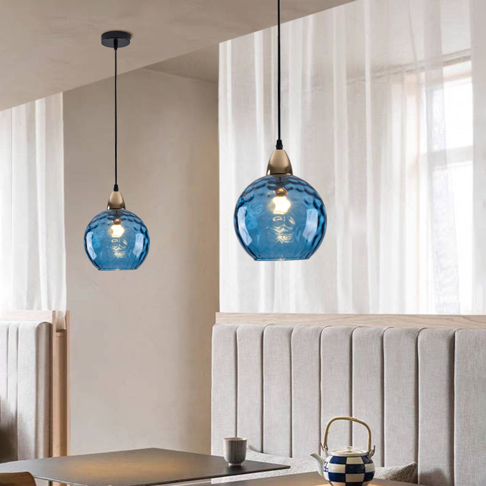 Halo Pendant Light Water Ripple Living Room Dining Room Glass