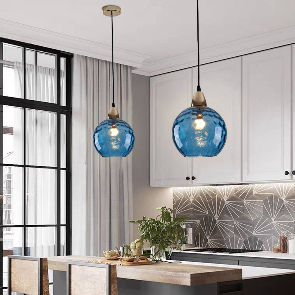 Halo Pendant Light Water Ripple Living Room Dining Room Glass