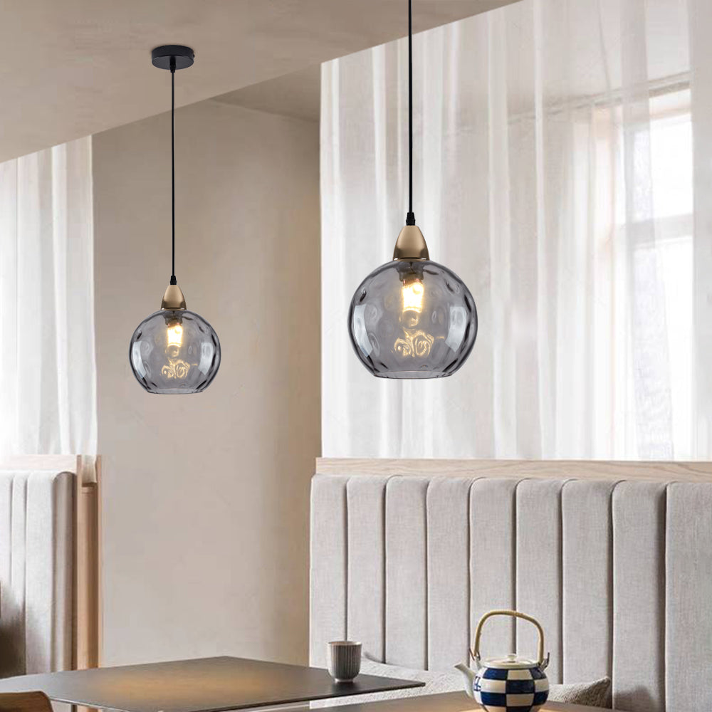Halo Pendant Light Water Ripple Living Room Dining Room Glass