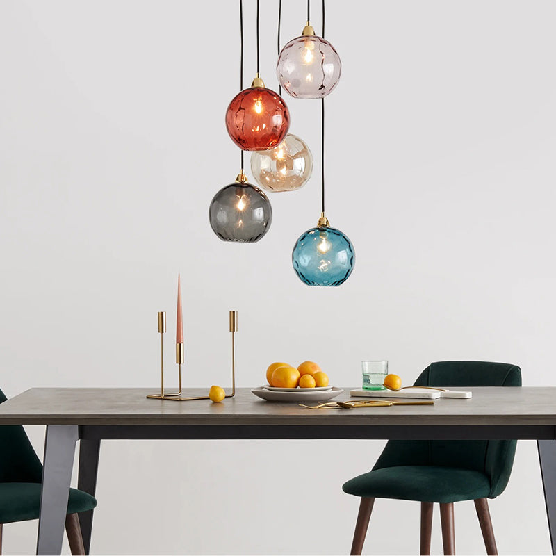 Halo Pendant Light Water Ripple Living Room Dining Room Glass