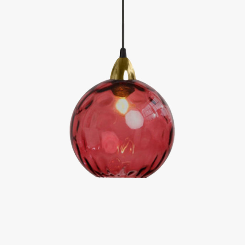 Halo Pendant Light Water Ripple Living Room Dining Room Glass