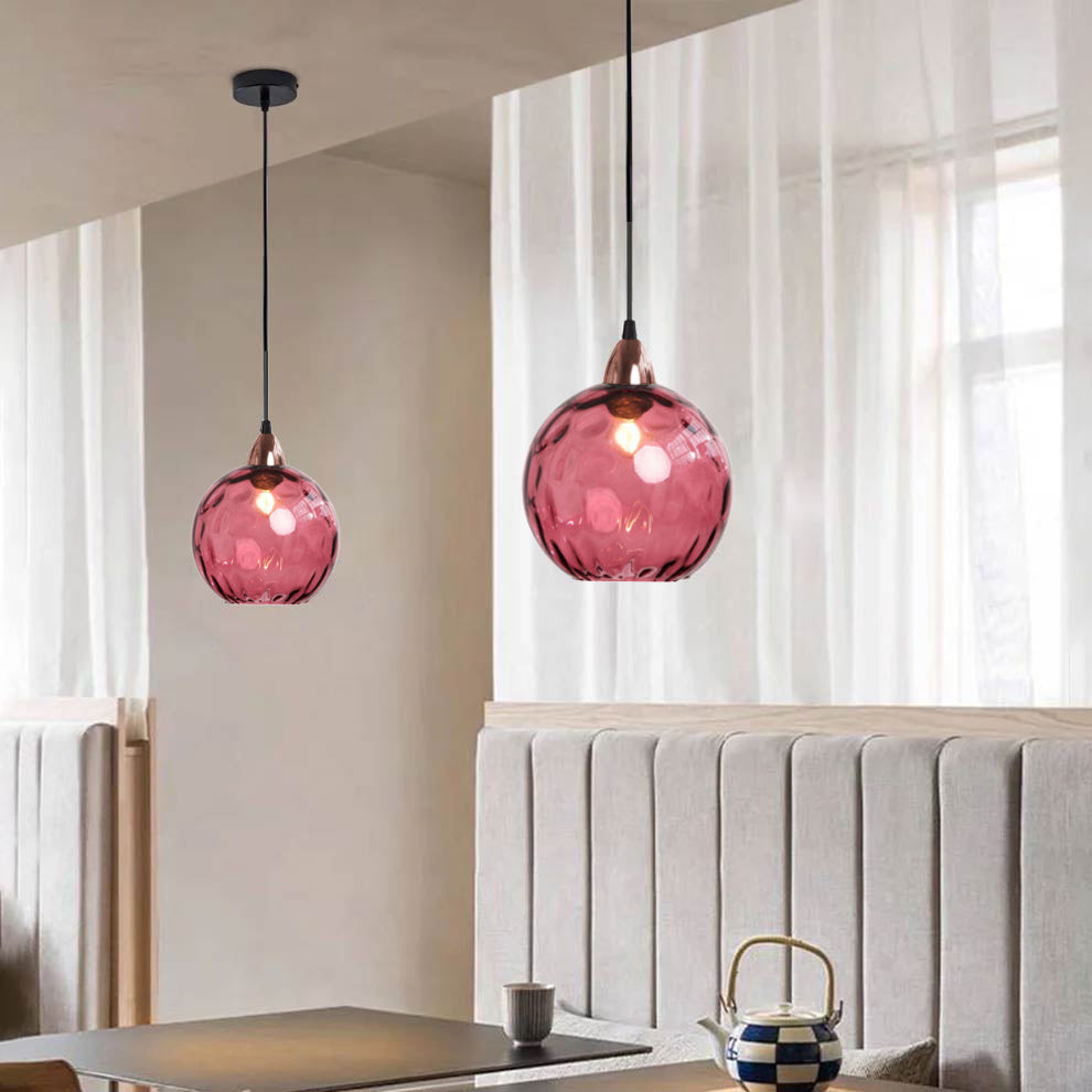 Halo Pendant Light Water Ripple Living Room Dining Room Glass