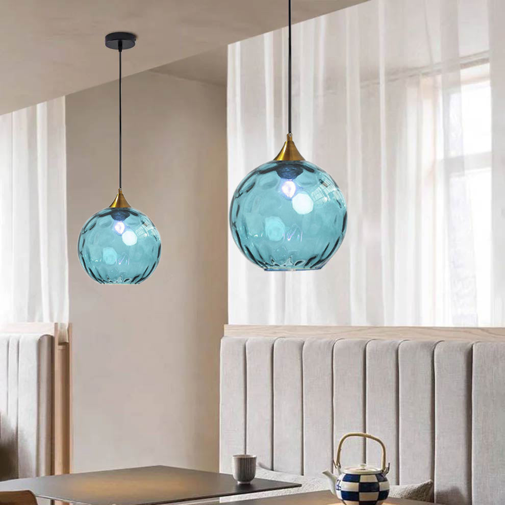Halo Pendant Light Water Ripple Living Room Dining Room Glass