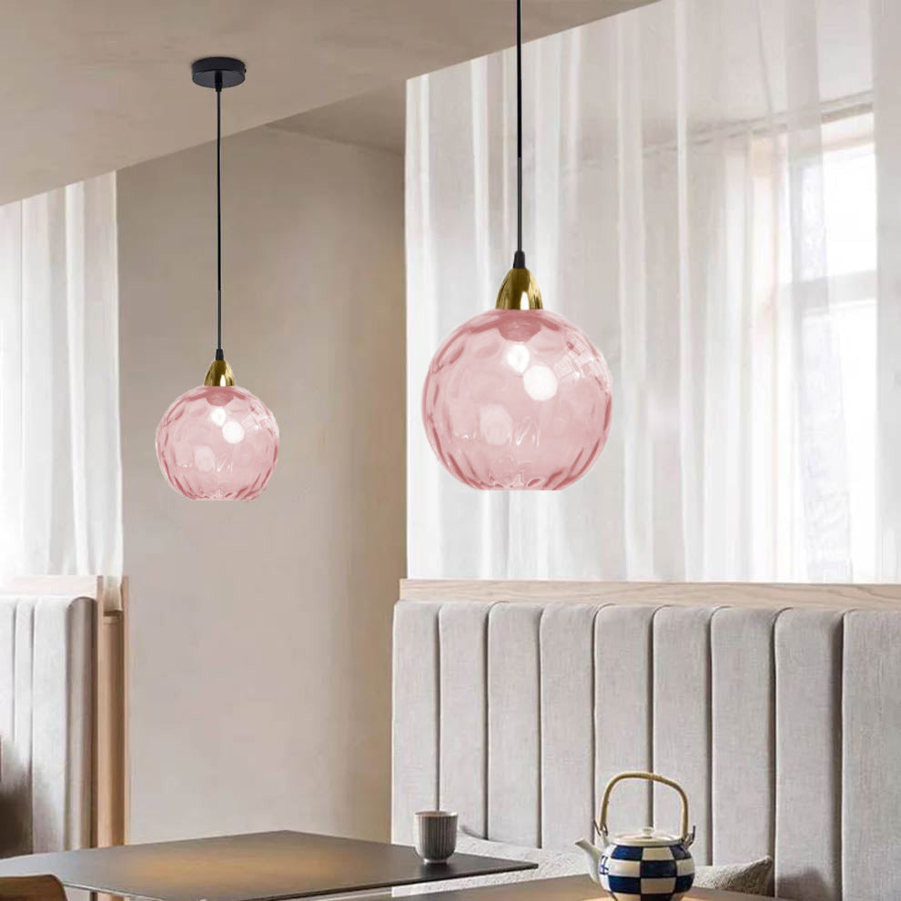 Halo Pendant Light Water Ripple Living Room Dining Room Glass