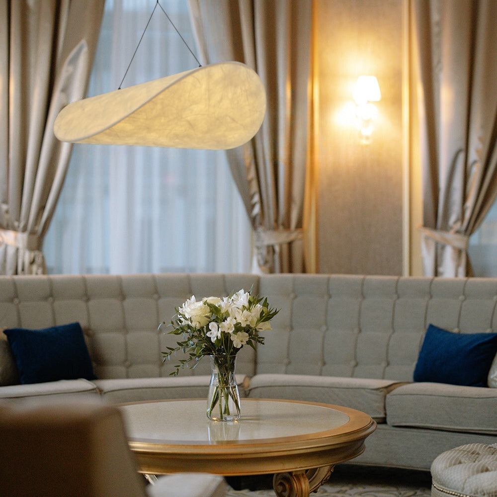 Elys Pendant Light Deco Gallery Art Silk Metallic Living Room