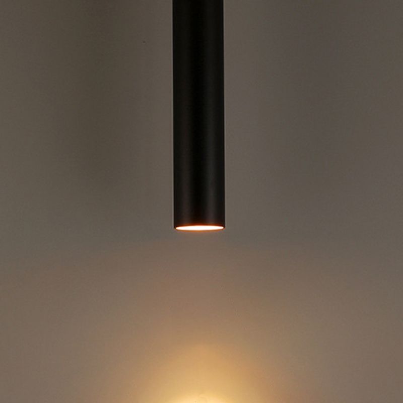 Elys Pendant Light Modern Cylinder Shape Metal Living Room