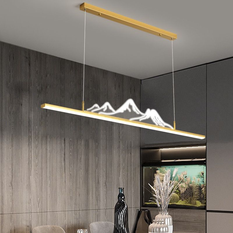 Elys Pendant Light Louise Designer Mountain Shape LED Living Room