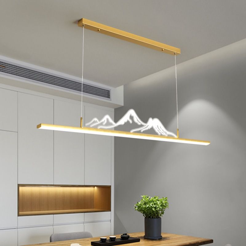 Elys Pendant Light Louise Designer Mountain Shape LED Living Room