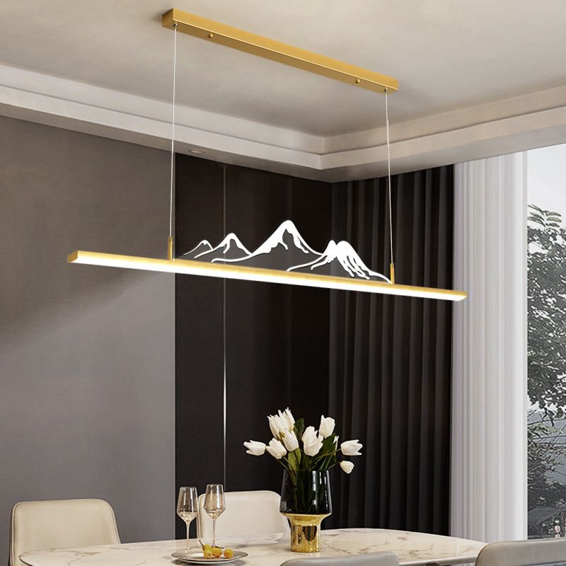 Elys Pendant Light Louise Designer Mountain Shape LED Living Room