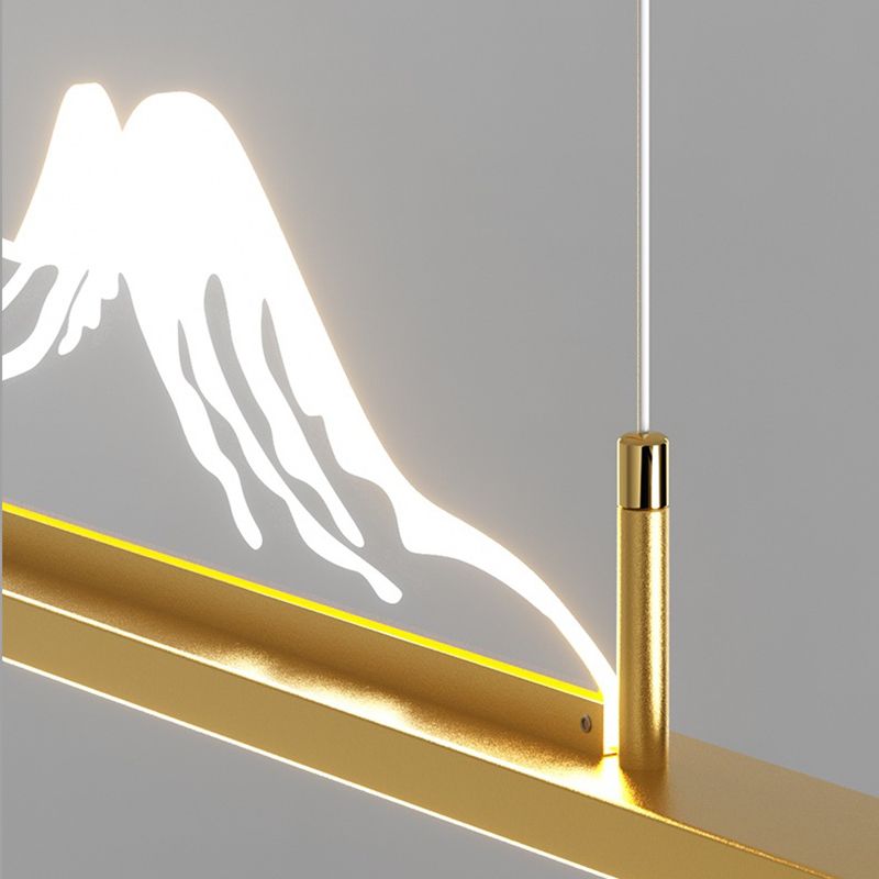 Elys Pendant Light Louise Designer Mountain Shape LED Living Room