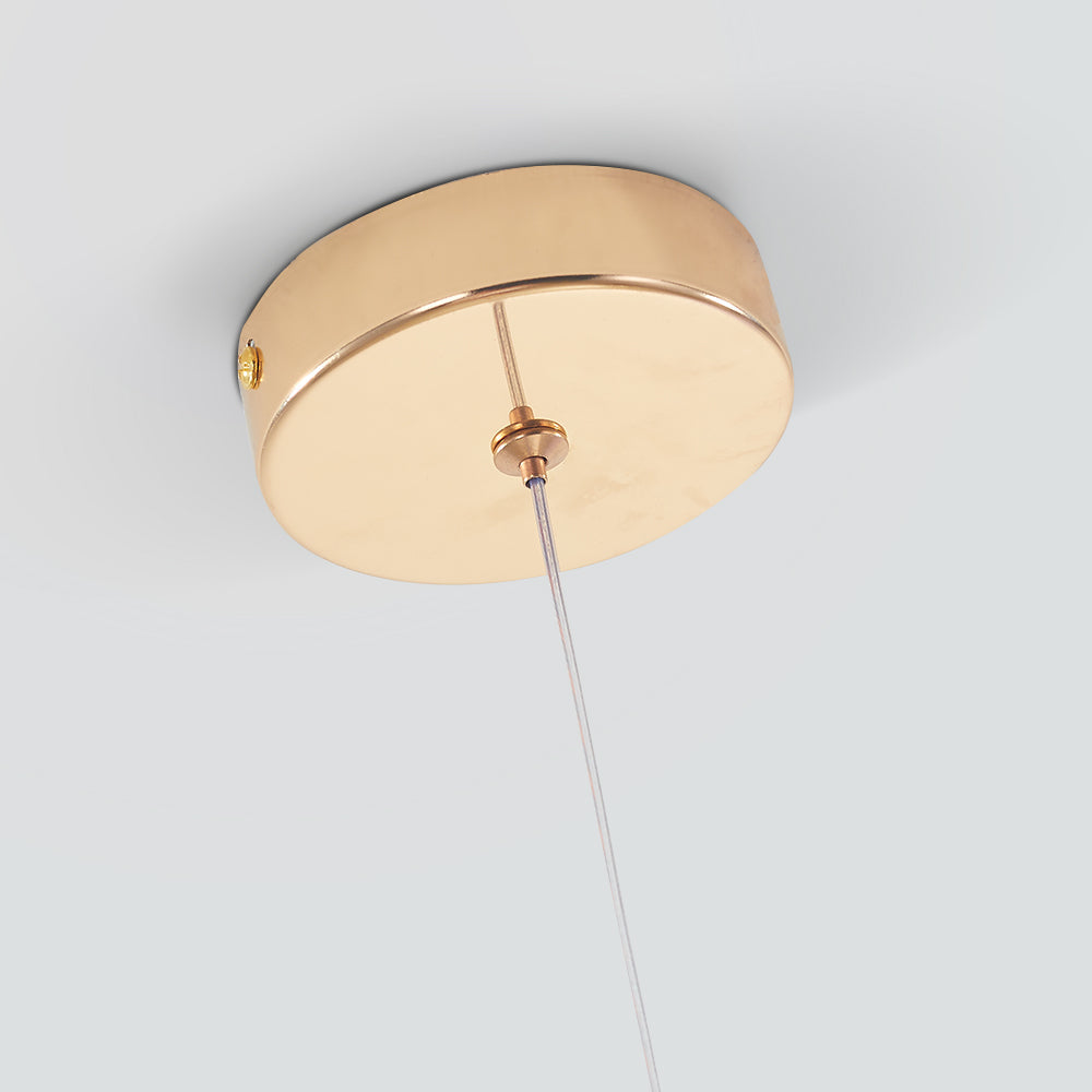 Nexa Lámpara Colgante Lágrima Cristal Metal Dormitorio Salón