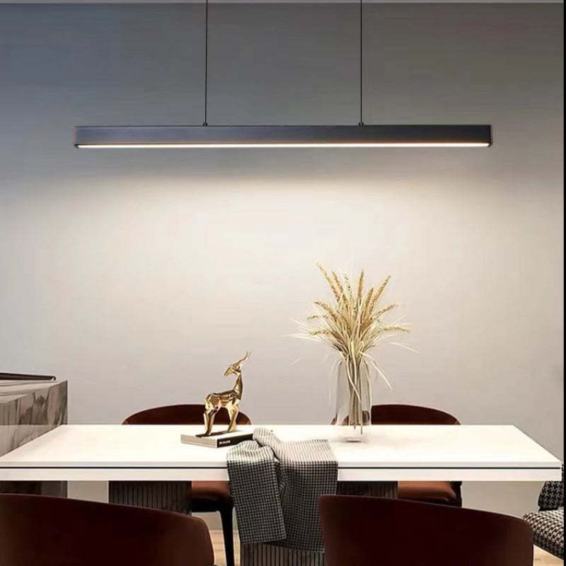 Elys LED Pendant Light Metal Linear Modern Dining Room Bedroom