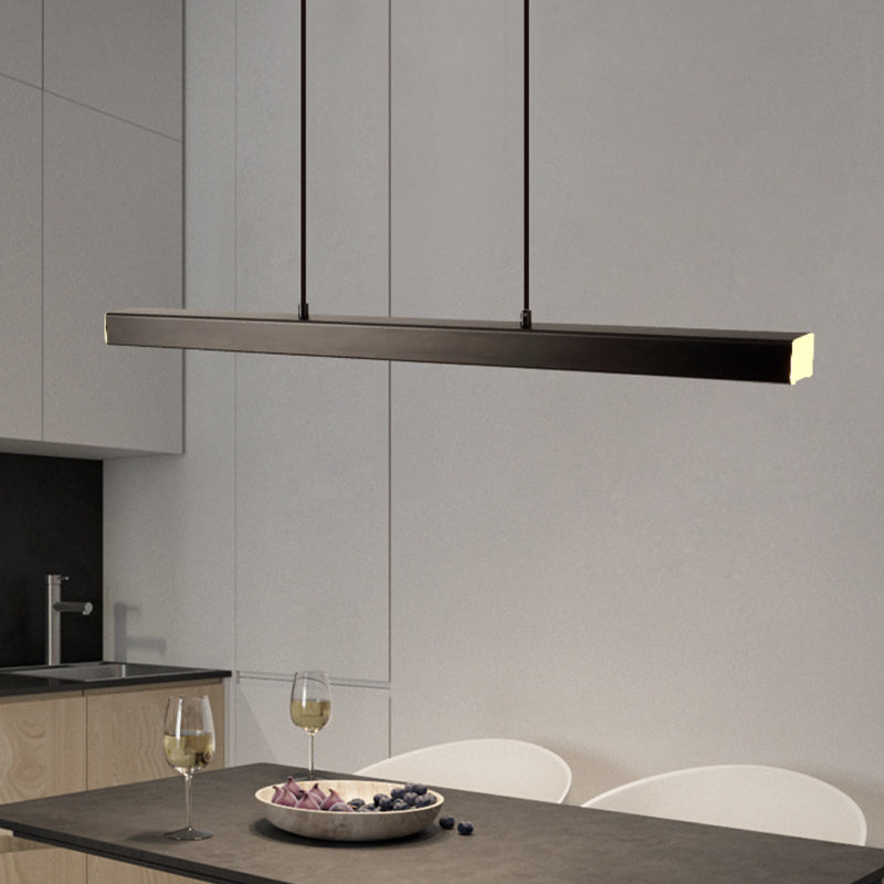 Elys LED Pendant Light Metal Linear Modern Dining Room Bedroom