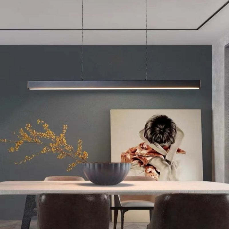 Elys LED Pendant Light Metal Linear Modern Dining Room Bedroom