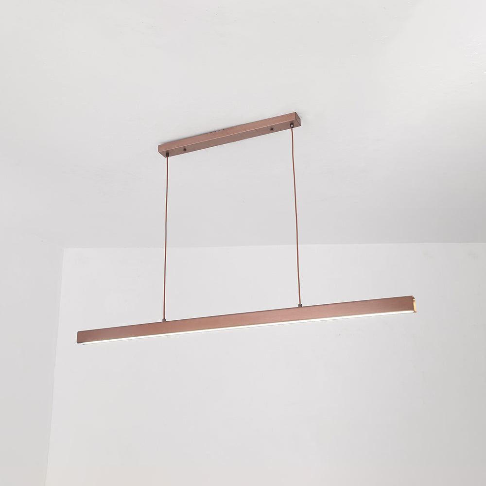 Elys LED Pendant Light Metal Linear Modern Dining Room Bedroom