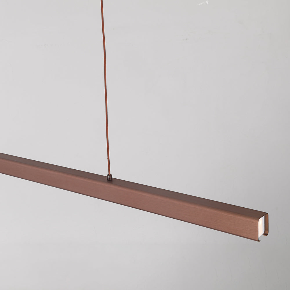 Elys LED Pendant Light Metal Linear Modern Dining Room Bedroom