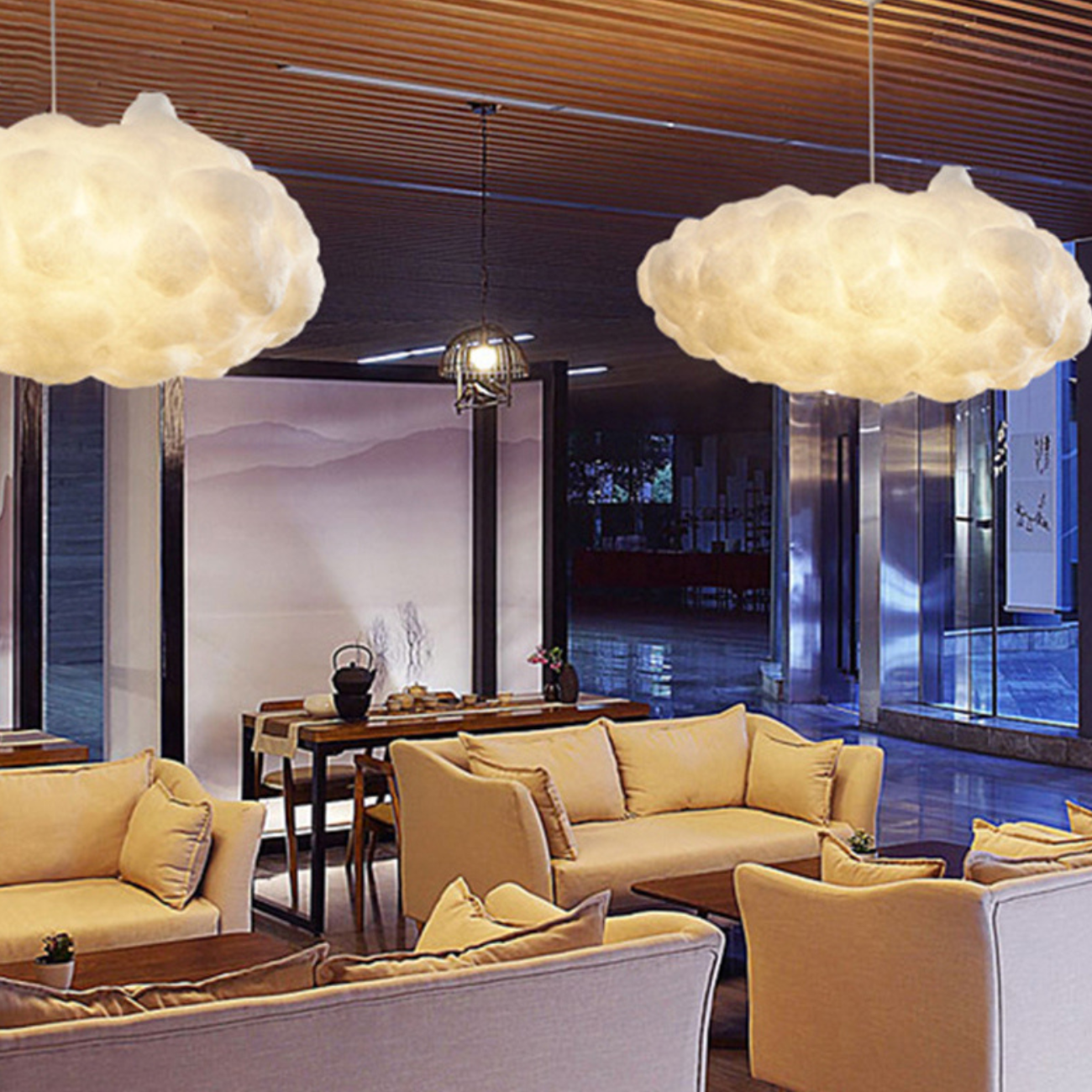 Yono Pendant Light Nordic Cloud Designer Living Room Bedroom
