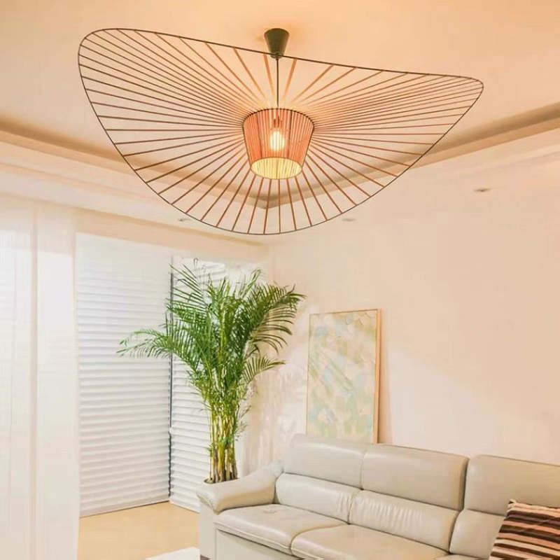 Nexa Lámpara Colgante Moderna Tela Con Flores Salón