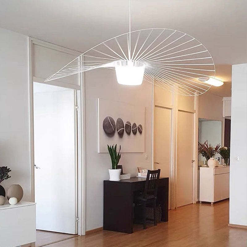 Nexa Lámpara Colgante Moderna Tela Con Flores Salón