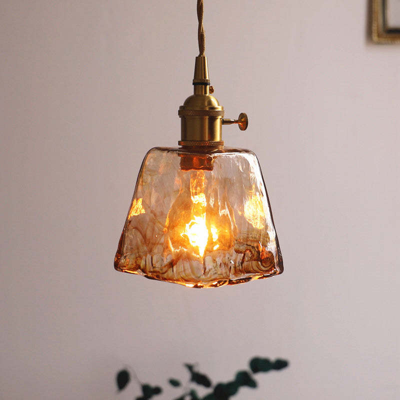 Mode Pendant Light Vintage Retro Industrial Glass Brass Living Room