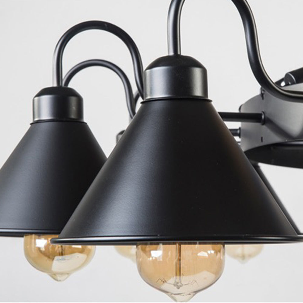 Aura Chandelier Vintage Metal Industrial Rope Living Room Dinning Room