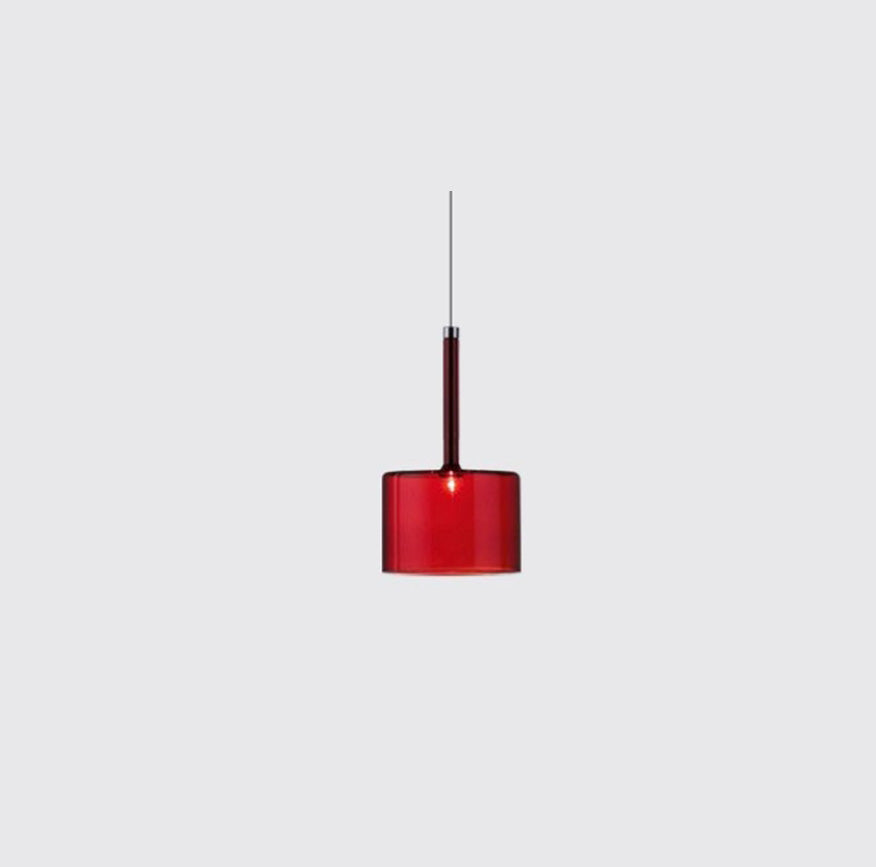 Halo Pendant Light LED Glass Modern Minimalist Living Room Office