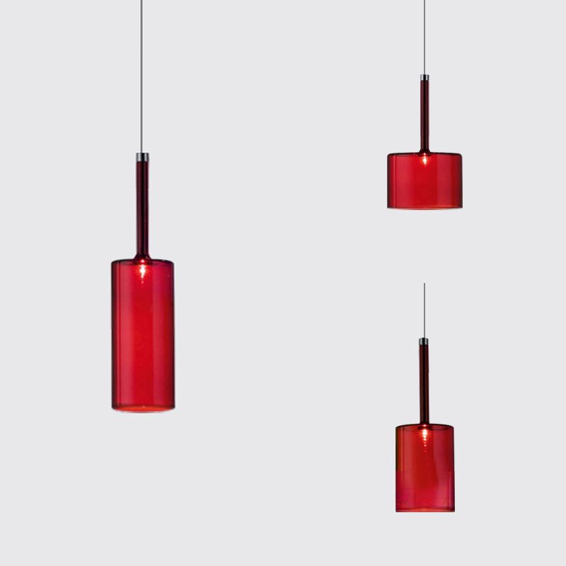 Halo Pendant Light LED Glass Modern Minimalist Living Room Office