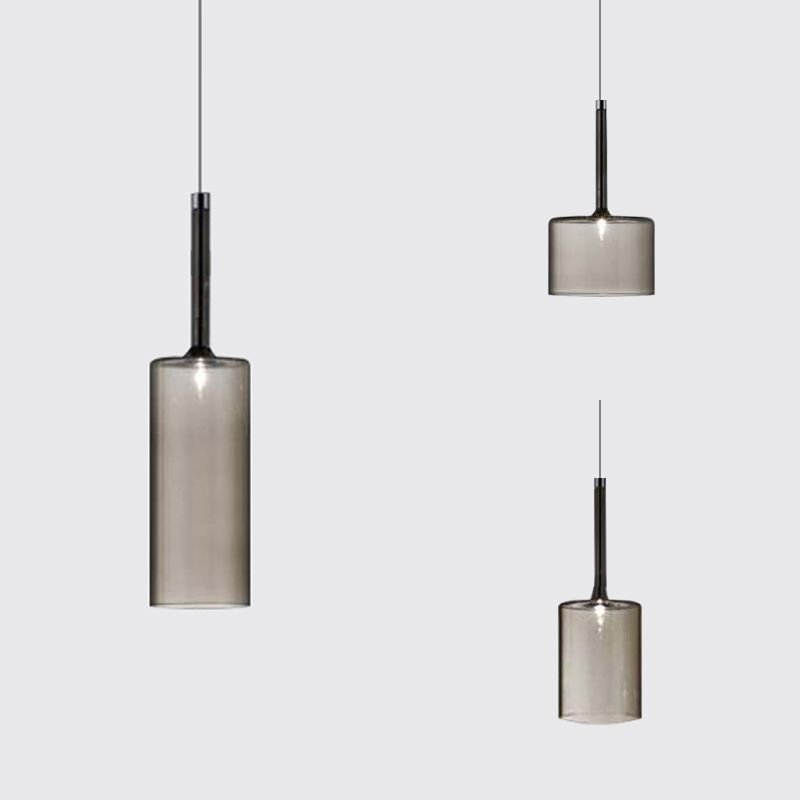 Halo Pendant Light LED Glass Modern Minimalist Living Room Office