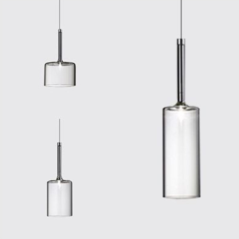 Halo Pendant Light LED Glass Modern Minimalist Living Room Office
